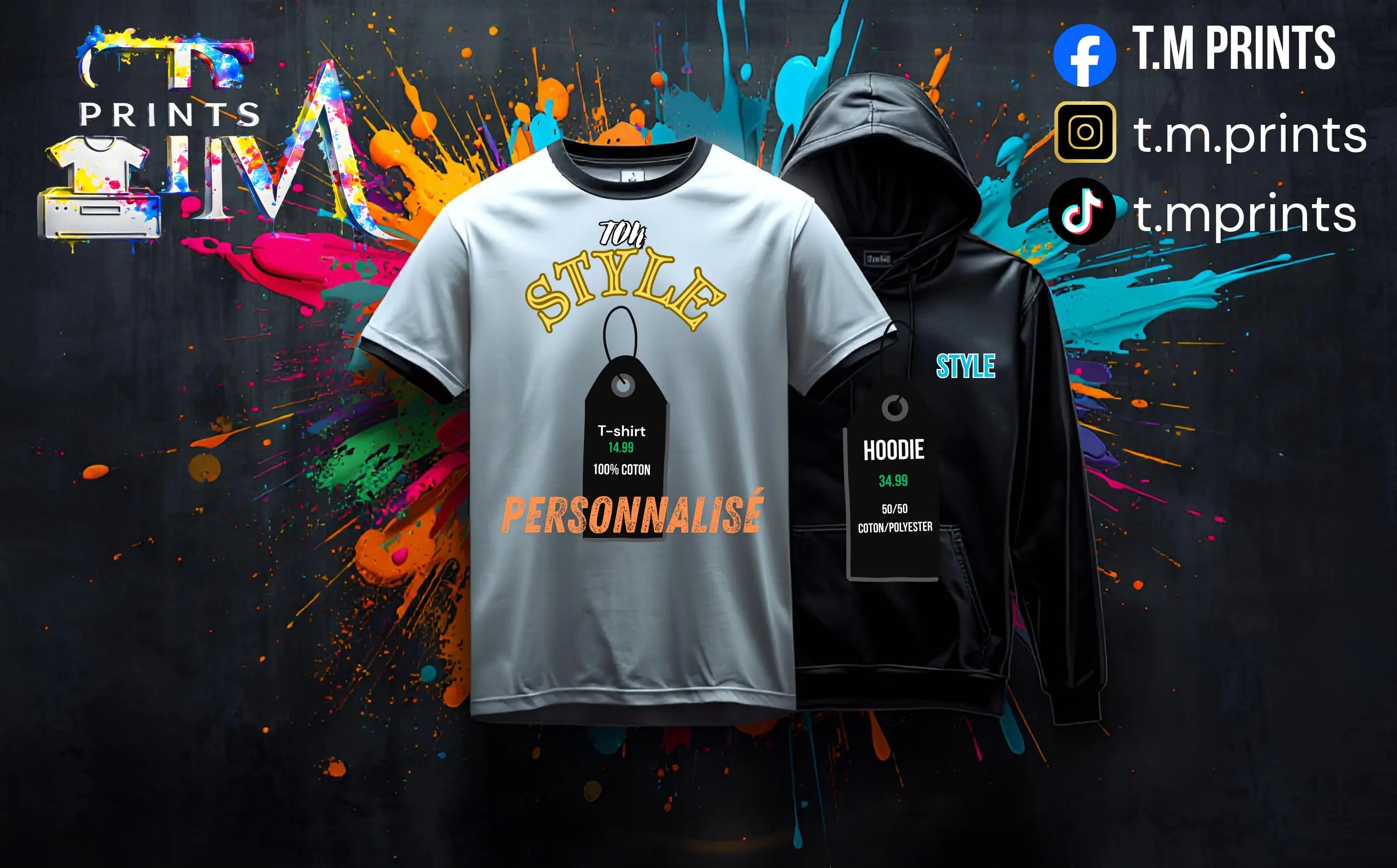 personnalisation T.M Prints