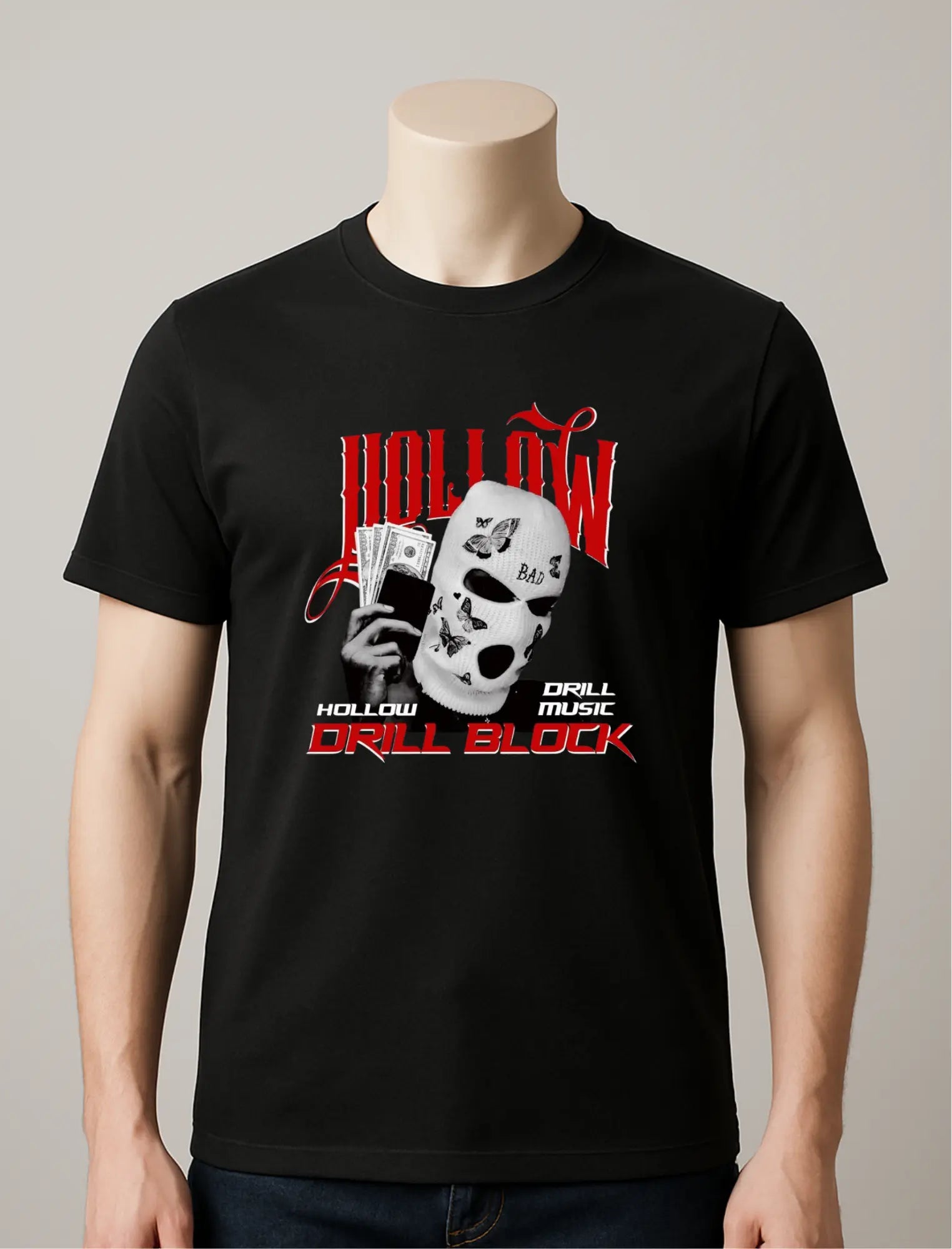Drill Block T-shirt T.M Prints