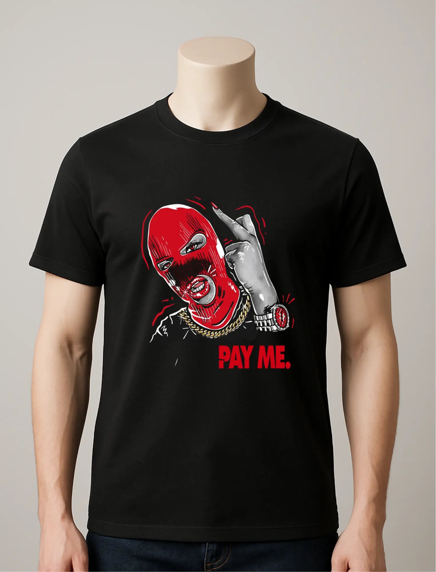 Pay me T-shirt T.M Prints