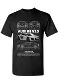 Audi r8 v10 T.M Prints