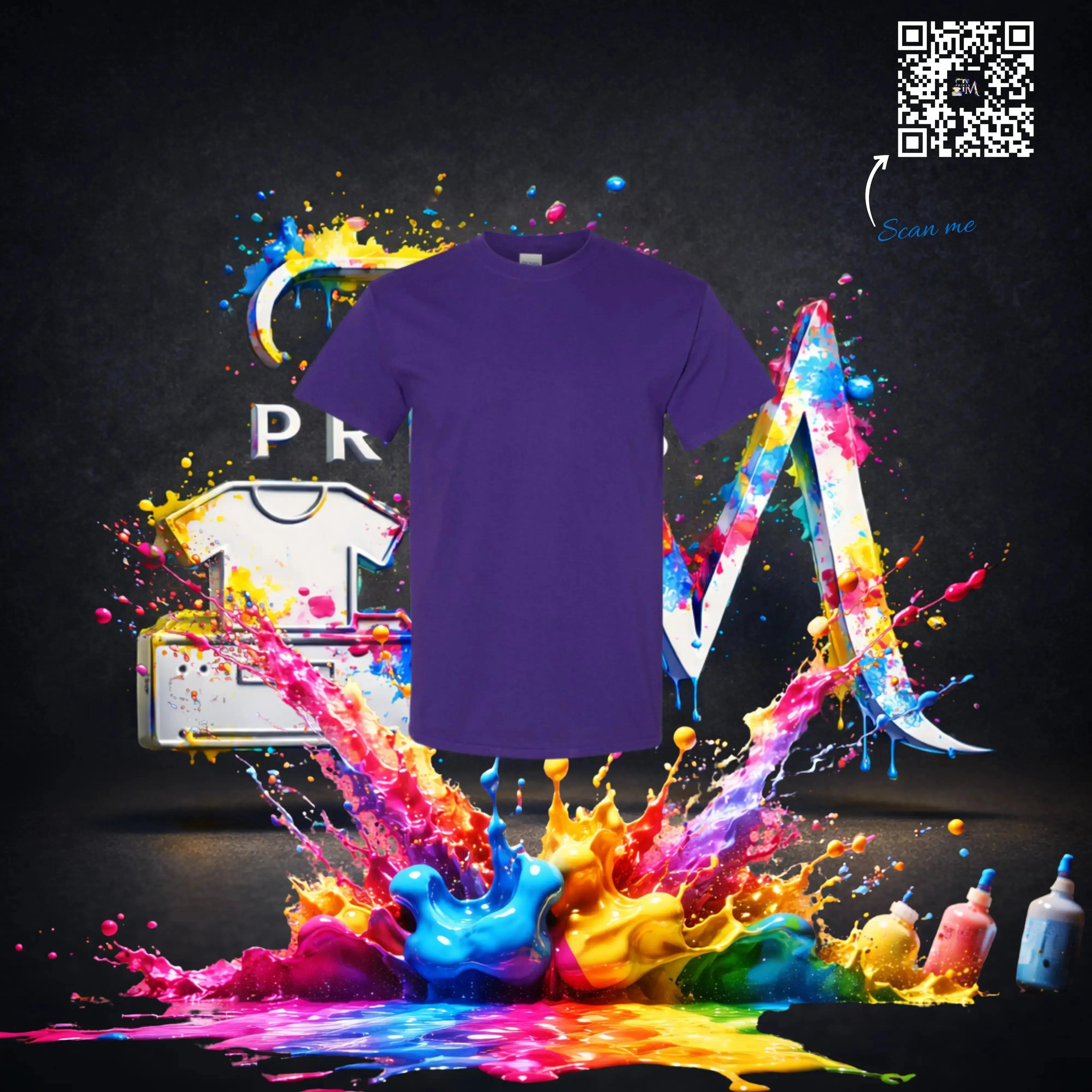 T-shirt Promotionnel avec code Qr - T.M Prints