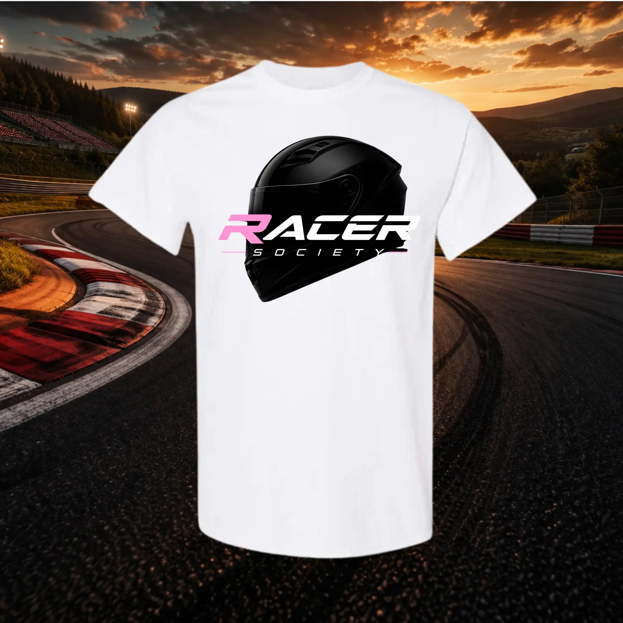 T-shirt « RacerSociety helmet » T.M Prints